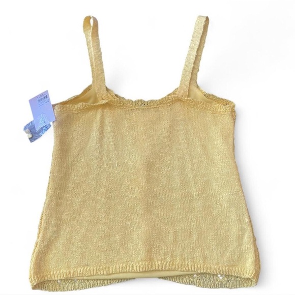 LC Lauren Conrad lemon wedge Lace Camisole size medium NWT - Picture 3 of 6